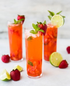 strawberry-water